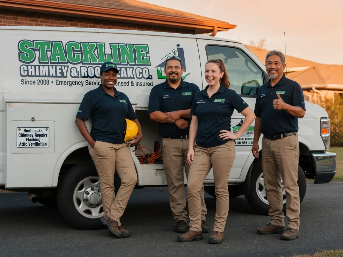 Chimney flashing repair company in Wade, NC